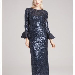Gorgeous Teri Jon bell sleeve Gown